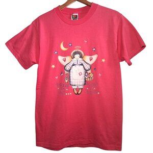 Vintage Grandma Shirt Medium Pink Grandmas Are Just Angels In Disguise Angel